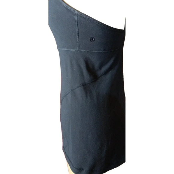 LULULEMON Black Racerback Active Athletic Gym Lounge Wear Top SZ 10 - Picture 9 of 13